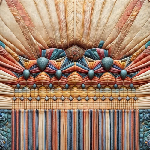 pipe organ,patterned wood decoration,wooden pencils,abacus,colourful pencils,balafon,theatre curtains,organ pipes,theater curtain,pan flute,theater curtains,radiator,weaving,woven fabric,reed roof,polychrome,matchsticks,decorative fan,a curtain,knitting needles