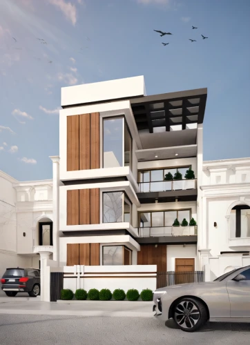 build by mirza golam pir,residential house,modern house,3d rendering,modern architecture,new housing development,townhouses,residential building,modern building,multistoreyed,residential,block balcony,condominium,residence,luxury property,residences,two story house,sharjah,luxury home,house front