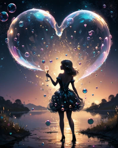watery heart,little girl with balloons,flying heart,colorful heart,dreams catcher,diamond-heart,girl with speech bubble,blue heart balloons,blue heart,heart background,heart balloons,heart,fairy world,painted hearts,fantasy picture,fairy galaxy,bubbles,mermaid background,soap bubble,fairy dust,Conceptual Art,Fantasy,Fantasy 02