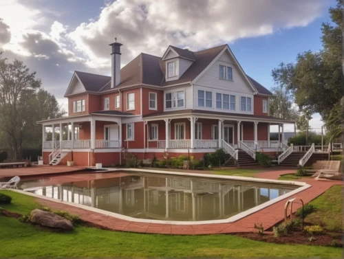 henry g marquand house,victorian house,new england style house,victorian,country house,brick house,country estate,house with lake,house by the water,villa,bendemeer estates,historic house,ruhl house,beautiful home,dillington house,mansion,two story house,luxury home,large home,house purchase,Photography,General,Realistic