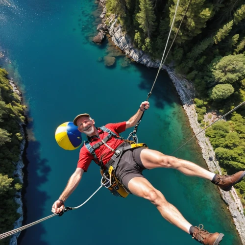 bungee jumping,via ferrata,base jumping,zip line,harness paragliding,paragliding-paraglider,powered paragliding,abseiling,zipline,harness-paraglider,rope jumping,rope climbing,parachutist,figure of paragliding,sailing paragliding,paragliding,rope bridge,paragliding free flight,paraglider,sitting paragliding,Photography,General,Realistic