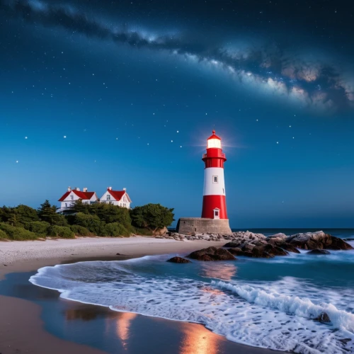 electric lighthouse,lighthouse,red lighthouse,light house,petit minou lighthouse,point lighthouse torch,crisp point lighthouse,rottnest island,light station,rubjerg knude lighthouse,rottnest,port elizabeth,cape byron lighthouse,star of the cape,milky way,byron bay,battery point lighthouse,astronomy,cape cod,night image