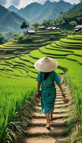 rice fields,vietnam,the rice field,rice field,rice terrace,vietnam's,vietnamese woman,ricefield,rice paddies,vietnam vnd,rice terraces,sapa,ha giang,rice cultivation,nộm,paddy harvest,chiang mai,paddy field,yamada's rice fields,viet nam,Photography,General,Realistic