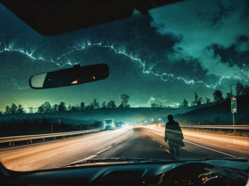 night highway,highway lights,light trail,car lights,light trails,long exposure light,windshield,long exposure,3d car wallpaper,night photography,witch driving a car,drawing with light,the road,night scene,car dashboard,photomanipulation,nothern lights,car window,automotive mirror,ghost car