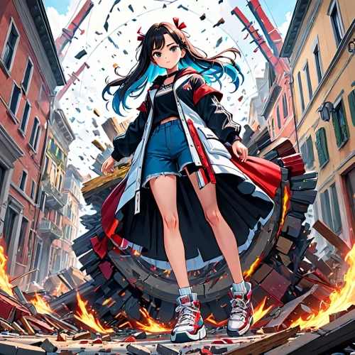 anime japanese clothing,kantai collection sailor,anime 3d,kantai,osaka,explosion,nagasaki,heavy cruiser,kayano,explosions,nico,light cruiser,anime cartoon,honolulu,anime,japan,ganai,cg artwork,explosion destroy,kotobukiya,Anime,Anime,General