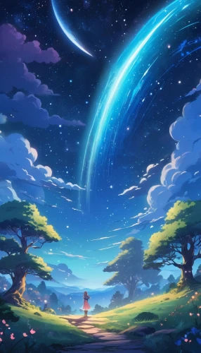 moon and star background,star winds,landscape background,starry sky,cosmos wind,music background,fantasia,dream world,fairy world,background images,fantasy landscape,backgrounds,starscape,night sky,background screen,cosmos field,starlight,stars and moon,background image,moon and star,Illustration,Realistic Fantasy,Realistic Fantasy 01