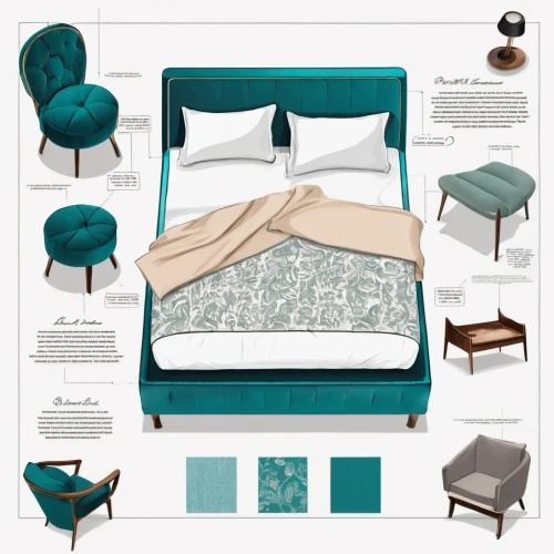 teal,teal and orange,color turquoise,turquoise leather,turquoise wool,turquoise,teal digital background,shabby-chic,mazarine blue,bedding,blue mint,wing chair,soft furniture,chaise lounge,furniture,guestroom,canopy bed,guest room,bed linen,slipcover,Unique,Design,Infographics