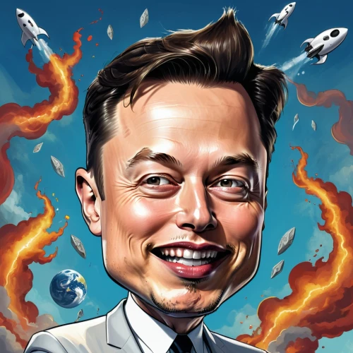 tesla,billionaire,dame’s rocket,ceo,gizmodo,an investor,emperor of space,startup launch,investor,shuttlecocks,electron,power icon,b1,development icon,mission to mars,rocket,pyro,the face of god,space tourism,entrepreneur,Illustration,Abstract Fantasy,Abstract Fantasy 23