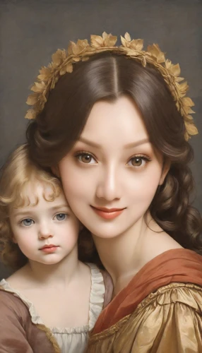 female doll,porcelain dolls,little girl and mother,vintage doll,cepora judith,stepmother,collectible doll,joint dolls,doll looking in mirror,painter doll,mary 1,doll figures,wooden doll,gothic portrait,doll's facial features,doll figure,jane austen,victorian lady,mary-gold,mother and daughter,Digital Art,Classicism