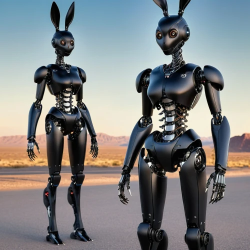 female hares,rubber doll,deco bunny,black ant,latex clothing,3d model,metal toys,steppe hare,bunnies,jackrabbit,jack rabbit,gray hare,3d rendered,rabbits,3d render,pet black,desert cottontail,gradient mesh,rabbit,robotic