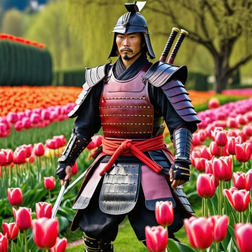 yi sun sin,samurai,tulip field,turkestan tulip,tulip festival,mulan,tulips field,field of flowers,shuanghuan noble,flower background,japanese sakura background,tulip fields,korean chrysanthemum,genghis khan,emperor,red petals,flower field,japanese floral background,spring background,samurai fighter,Photography,General,Realistic