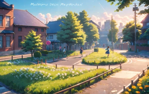 summer evening,meadow rues,springtime background,spring garden,neighbourhood,walk in a park,neighborhood,summer day,spring morning,backgrounds,urban park,evening atmosphere,clover meadow,summer meadow,atmosphere,evening light,autumn park,the evening light,late summer,city park,Anime,Anime,Realistic