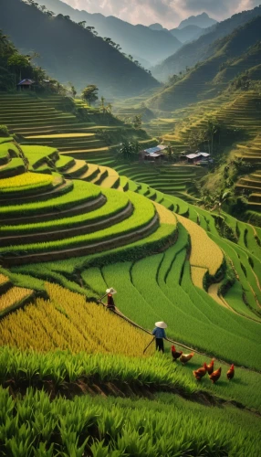 rice fields,rice terrace,rice field,ricefield,the rice field,rice terraces,rice paddies,ha giang,vietnam,vegetables landscape,vietnam's,rice cultivation,paddy field,viet nam,guizhou,agricultural,vietnam vnd,sapa,southeast asia,yunnan,Photography,General,Fantasy