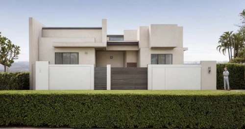 modern house,modern architecture,dunes house,stucco wall,stucco frame,cube house,cubic house,house shape,concrete blocks,geometric style,mid century house,residential house,stucco,contemporary,exposed concrete,house with caryatids,frame house,gold stucco frame,landscape design sydney,landscape designers sydney,Common,Common,Natural