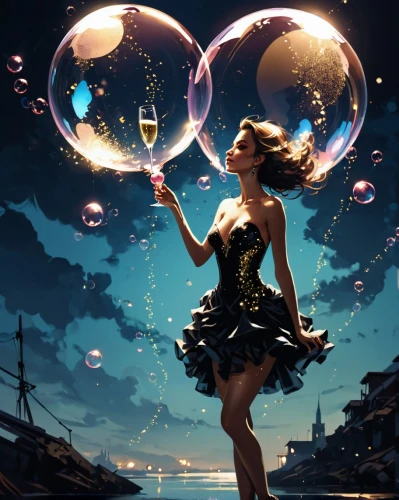 little girl with balloons,bubbles,waterglobe,liquid bubble,soap bubbles,bubbly wine,soap bubble,girl with speech bubble,fantasy picture,sparkling wine,inflates soap bubbles,think bubble,crystal ball,bubble blower,watery heart,gold and black balloons,balloon and wine festival,bubble,crystal ball-photography,blue heart balloons,Conceptual Art,Fantasy,Fantasy 06