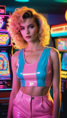 retro woman,jukebox,80s,retro women,retro diner,retro girl,arcade,1980's,retro,arcade games,retro look,neon candies,1980s,retro background,pink double,pinball,neon arrows,pink lady,50s,marylyn monroe - female,Photography,General,Realistic