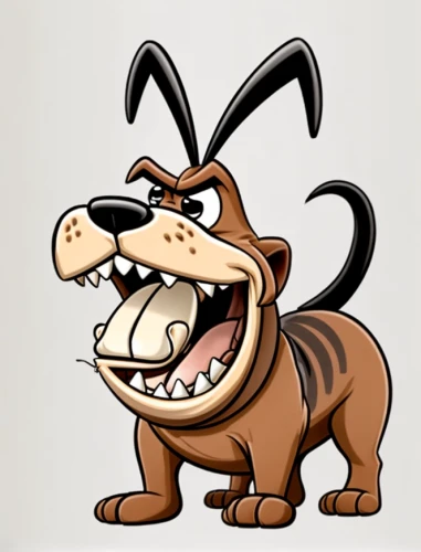 bandog,dog cartoon,dog illustration,smaland hound,tasmanian devil,coonhound,bully kutta,american staghound,loukaniko,brown dog,biewer terrier,quagga,gnu,schäfer dog,bruno jura hound,dog breed,posavac hound,canidae,my clipart,jagdterrier