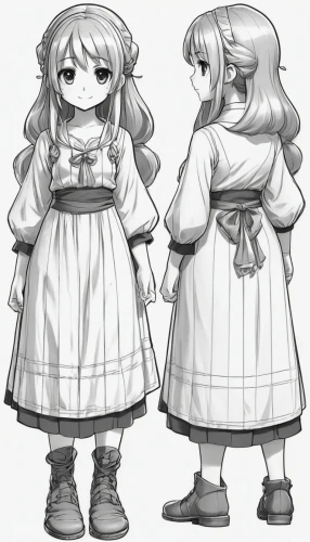 hanbok,country dress,chara,cloth doll,protected cruiser,winter dress,doll dress,child girl,ruffle,winter clothes,nurse uniform,white clothing,winter clothing,school clothes,a girl in a dress,clothes,white winter dress,uniforms,cute clothes,female doll,Unique,Design,Character Design