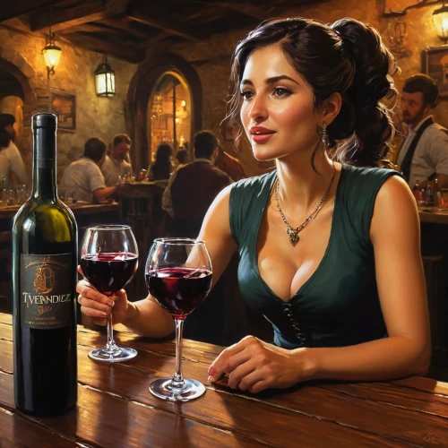 wine tavern,winemaker,wine,wine tasting,isabella grapes,red wine,viticulture,two glasses,a glass of wine,merlot,two types of wine,wine diamond,wine bar,merlot wine,barmaid,mirto,glass of wine,tuscan,bartender,wine house,Conceptual Art,Fantasy,Fantasy 16