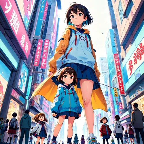 haruhi suzumiya sos brigade,anime japanese clothing,harajuku,shibuya,naginatajutsu,anime 3d,tokyo,kotobukiya,shibuya crossing,tokyo city,colorful city,anime cartoon,tokyo ¡¡,mako,nico,ganai,japan,ginza,school uniform,osaka,Anime,Anime,Realistic