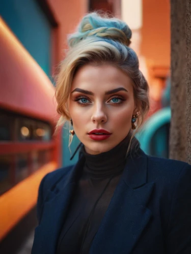 wallis day,blonde woman,retro woman,elsa,femme fatale,cruella de ville,cruella,marina,cool blonde,greta oto,portrait background,marylyn monroe - female,beautiful young woman,woman portrait,romantic look,georgia,attractive woman,business woman,blonde girl,blur office background