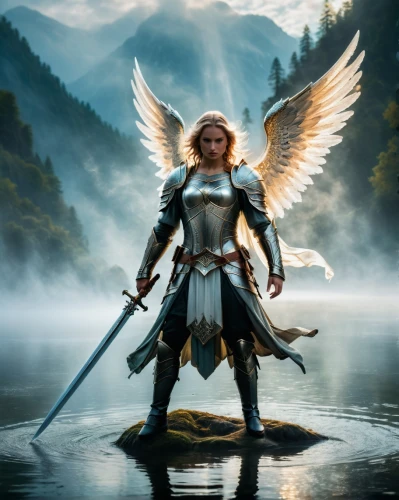 archangel,the archangel,guardian angel,greer the angel,heroic fantasy,angel,female warrior,angelology,uriel,angel wing,business angel,joan of arc,white eagle,stone angel,angels of the apocalypse,angel wings,fire angel,fantasy picture,warrior woman,valhalla,Photography,General,Fantasy