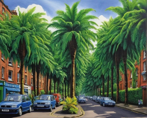 palmtrees,cartoon palm,palma trees,palm pasture,palm trees,palm forest,tree-lined avenue,royal palms,palmtree,palm branches,two palms,artocarpus,palms,palm field,palm in palm,giant palm tree,palm tree,palm garden,fan palm,coconut trees,Illustration,Paper based,Paper Based 05