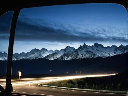automotive mirror,rear-view mirror,rearview mirror,carretera austral,car mirror,alcan highway,mountain highway,mountain pass,highway lights,night highway,exterior mirror,automotive side-view mirror,wing mirror,steep mountain pass,renault trafic,side mirror,car window,alpine drive,mt cook,south-tirol,Photography,Artistic Photography,Artistic Photography 06