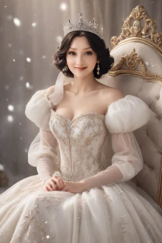 white rose snow queen,the snow queen,princess sofia,cinderella,bridal clothing,fairy tale character,snow white,fairy queen,wedding dresses,bridal dress,princess,ball gown,princess crown,quinceanera dresses,debutante,wedding gown,a princess,suit of the snow maiden,bridal,tiara
