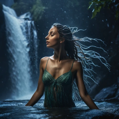 water nymph,hula,water fall,siren,dryad,waterfall,waterfalls,green waterfall,photoshoot with water,bridal veil fall,flowing water,water flowing,wasserfall,cascading,bridal veil,water flow,water wild,the enchantress,water falls,rusalka,Photography,General,Fantasy