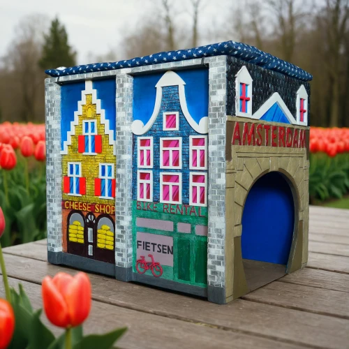 miniature house,dolls houses,children's playhouse,fairy door,model house,frisian house,fairy house,dollhouse accessory,doll house,puppet theatre,flower booth,tulpenbüten,digiscrap,houses clipart,garden decoration,little house,building sets,bird house,danish house,letter box,Small Objects,Outdoor,Tulips