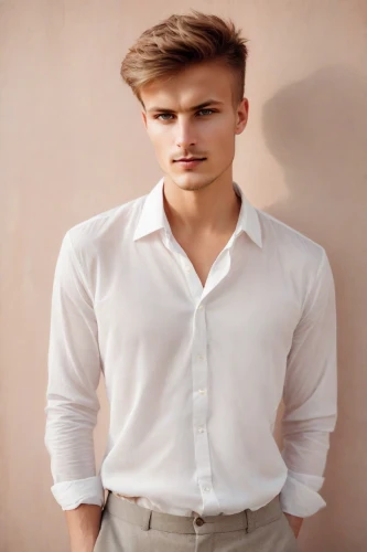 male model,white shirt,swedish german,dress shirt,lukas 2,hulkenberg,young model istanbul,george russell,danila bagrov,social,white clothing,shoulder length,polo shirt,male person,austin stirling,valentin,khaki pants,real estate agent,handsome model,stehlík,Photography,Realistic