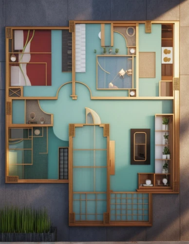 an apartment,shared apartment,apartment,apartment house,sky apartment,floorplan home,apartments,mid century house,small house,modern decor,tenement,modern room,apartment building,inverted cottage,boy's room picture,home interior,mid century modern,apartment complex,guest room,miniature house,Photography,General,Realistic