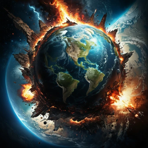 burning earth,end of the world,the end of the world,scorched earth,earth in focus,doomsday,the earth,earth quake,exo-earth,environmental destruction,dead earth,earth,planet earth,apocalypse,fire planet,global warming,armageddon,the pandemic,terraforming,the world,Conceptual Art,Fantasy,Fantasy 12