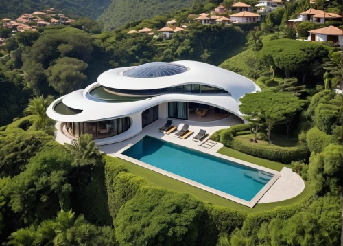 futuristic architecture,luxury property,modern architecture,luxury home,pool house,luxury real estate,dunes house,modern house,roof domes,mansion,beautiful home,crib,belvedere,house in the mountains,holiday villa,arhitecture,infinity swimming pool,private house,roof landscape,house of the sea,Photography,General,Realistic