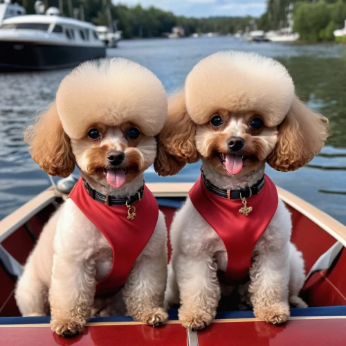 boating,boat ride,pedalos,cavapoo,two dogs,powerboating,pedal boats,rowing team,boat trip,raging dogs,row boats,dog siblings,motor boat race,canoeing,maltepoo,kayaks,bichon frisé,pontoon boat,toy poodle,rescue dogs,Photography,General,Realistic