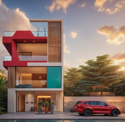 modern architecture,cubic house,modern house,build by mirza golam pir,dunes house,contemporary,smart house,luxury real estate,cube house,residential house,smart home,sky apartment,3d rendering,cube stilt houses,luxury property,condominium,colorful facade,multi-storey,block balcony,residential,Photography,General,Natural