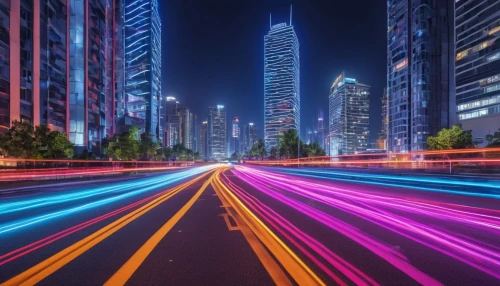 light trail,light trails,city highway,highway lights,automotive lighting,smart city,speed of light,night highway,electric mobility,autonomous driving,car lights,doha,transport and traffic,dubai,colorful city,dubai marina,automotive navigation system,fiber optic light,long exposure light,city at night,Photography,General,Realistic