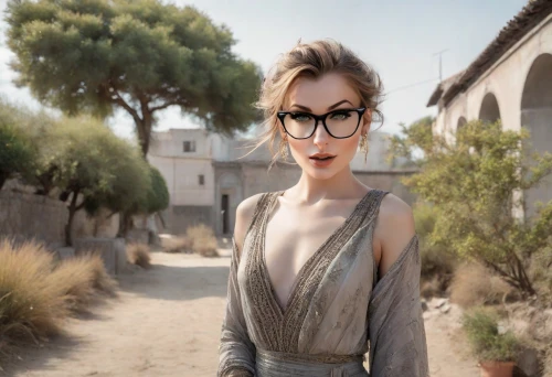 with glasses,librarian,reading glasses,spectacles,glasses,lace round frames,audrey hepburn-hollywood,silver framed glasses,vintage woman,audrey hepburn,eye glasses,retro woman,digital compositing,women fashion,smart look,eyeglasses,photoshop manipulation,vintage fashion,two glasses,romantic look,Photography,Realistic