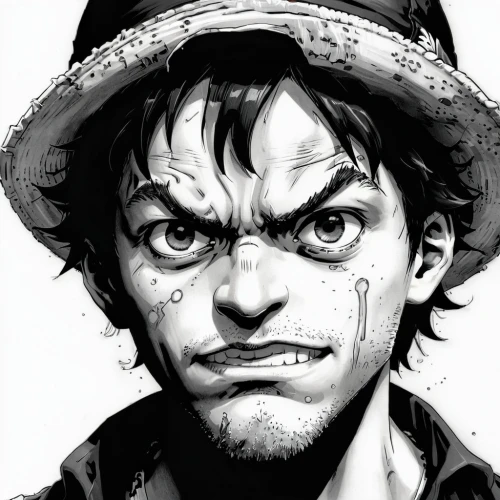 joker,hatter,katakuri,garp fish,angry man,onepiece,calm usopp,brook,ace,franky,norman,riddler,two face,angry,comic style,scarecrow,sakana,merle black,chopper,rorschach,Illustration,American Style,American Style 08