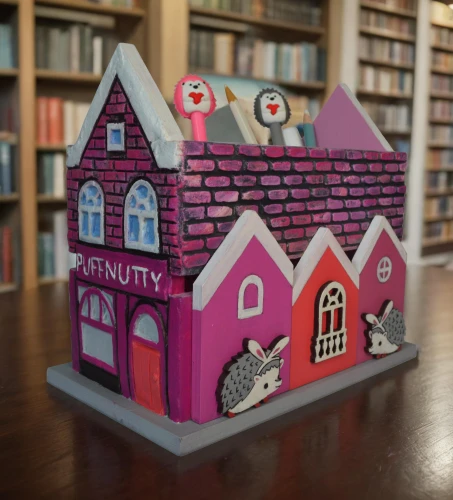 dolls houses,miniature house,dollhouse accessory,e-book reader case,bookend,fairy house,fairy door,desk organizer,doll house,model house,bird house,houses clipart,the gingerbread house,index card box,paper art,gingerbread house,book bindings,stack book binder,bookmarker,birdhouse