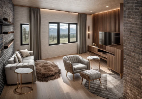 modern room,loft,interior modern design,modern living room,cabin,livingroom,smart home,living room,interior design,fire place,small cabin,modern decor,sitting room,great room,apartment lounge,3d rendering,luxury home interior,bonus room,wooden windows,penthouse apartment