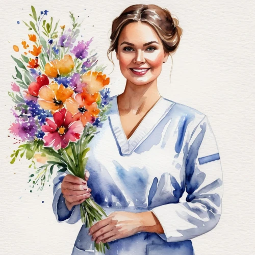 flower painting,floral greeting card,flowers png,holding flowers,with a bouquet of flowers,floristry,flower arranging,girl in flowers,floral greeting,lisianthus,bouquets,flower illustrative,beautiful girl with flowers,bouquet of flowers,tuberose,lilacs,florists,watercolor women accessory,flower bouquet,flowers in basket,Illustration,Paper based,Paper Based 24