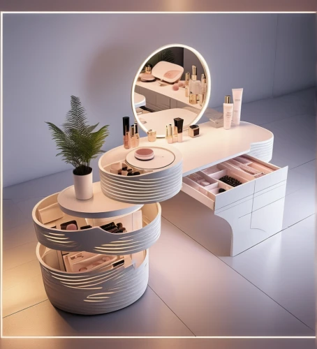 dressing table,beauty room,plate shelf,toilet table,dish storage,room divider,kitchenette,washbasin,luxury bathroom,search interior solutions,wooden desk,set table,cosmetics counter,writing desk,chest of drawers,vitrine,bathroom cabinet,kitchen design,dolls houses,modern decor,Photography,General,Realistic