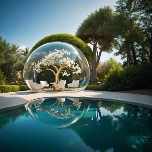 glass sphere,giant soap bubble,glass ball,landscape designers sydney,garden sculpture,garden decor,landscape design sydney,liquid bubble,garden decoration,glass balls,garden design sydney,circle around tree,glass yard ornament,mirror house,water cube,infinity swimming pool,semi circle arch,mother earth statue,crystal ball-photography,quarantine bubble
