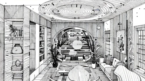 ufo interior,compartment,portuguese galley,the interior of the,principal market,school design,aircraft cabin,bookstore,aisle,interiors,bookshelves,multistoreyed,the vehicle interior,engine room,hand-drawn illustration,computer room,merchant train,hallway space,compartments,arcade,Design Sketch,Design Sketch,None