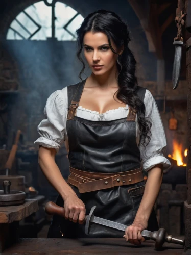 blacksmith,tinsmith,candlemaker,girl in the kitchen,metalsmith,silversmith,woodworker,barmaid,cookware and bakeware,wood shaper,girl in a historic way,cooking utensils,smelting,a carpenter,copper cookware,clockmaker,winemaker,gunsmith,cookery,the witch,Photography,General,Fantasy