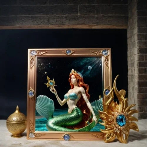 art nouveau frame,aquarium decor,fire screen,gold foil mermaid,decorative frame,copper frame,water nymph,glass signs of the zodiac,green mermaid scale,glass painting,ivy frame,frame ornaments,gold frame,art deco frame,art nouveau frames,gold foil art deco frame,mermaid background,believe in mermaids,constellation lyre,siren