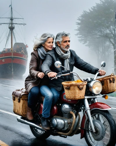family motorcycle,motorcycling,motorcycle tours,motorcycle tour,vintage man and woman,sidecar,old couple,piaggio ciao,tandem bike,side car race,pensioners,elderly people,motorcycles,tandem bicycle,wooden motorcycle,motorbike,motor-bike,seafaring,travel insurance,french tourists,Photography,General,Natural
