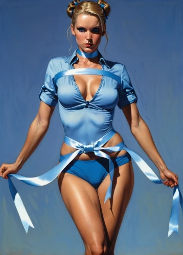 majorette (dancer),pin-up girl,stewardess,blue ribbon,blue enchantress,blue painting,pin-up girls,pinup girl,pin up girl,policewoman,pin ups,baton twirling,pin-up,the sea maid,fantasy woman,blue heart,cheerleader,retro pin up girl,female nurse,nurse uniform,Conceptual Art,Fantasy,Fantasy 07